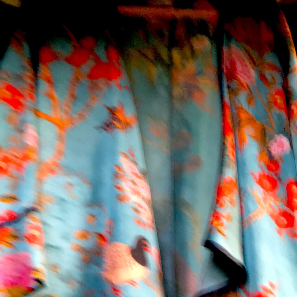 Silken type kimono from Morocco